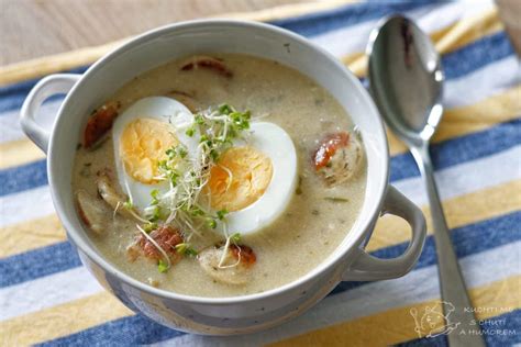 Žurek - polská polévka z žitného zákvasu